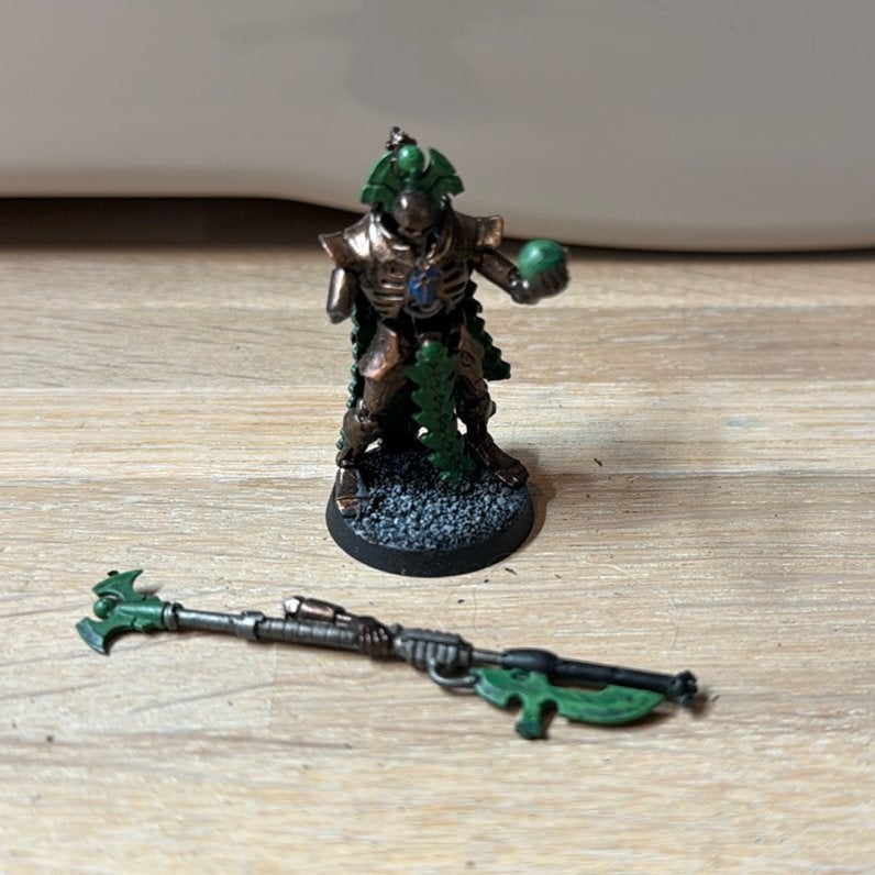 Warhammer Necron Lord with orb, Hobby en Vrije tijd, Wargaming, Ophalen of Verzenden, Zo goed als nieuw, Warhammer