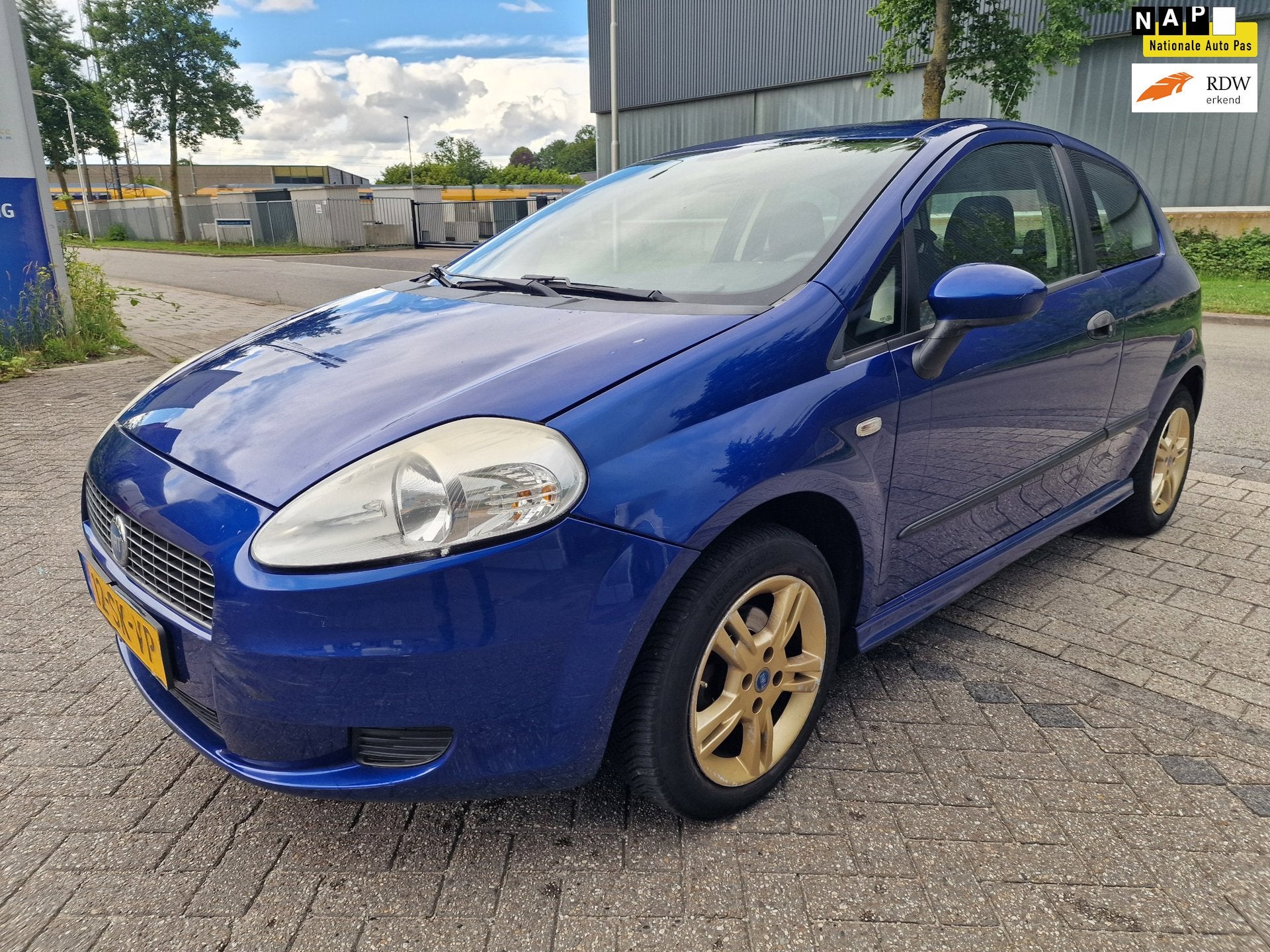 Fiat Grande Punto 1.4 Sportsound, Apk, Nap, Goed rijdend Inr, Auto's, Fiat, Voorwielaandrijving, Stof, Zwart, 4 cilinders