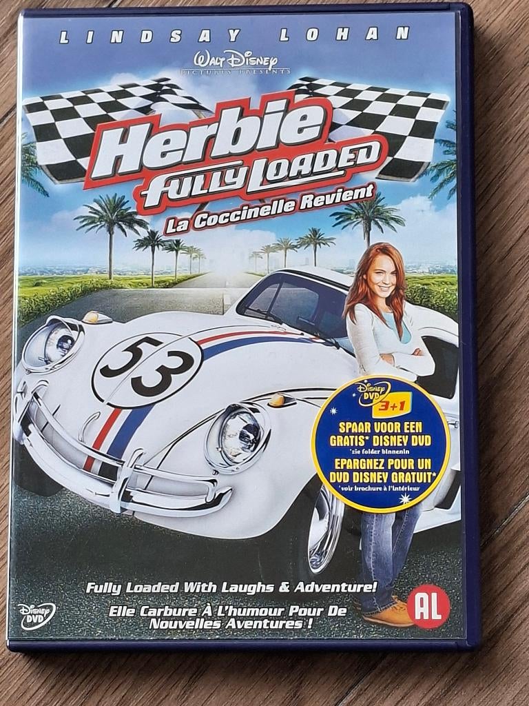 Herbie , fully loaded, Cd's en Dvd's, Dvd's | Komedie, Alle leeftijden, Ophalen of Verzenden, Zo goed als nieuw