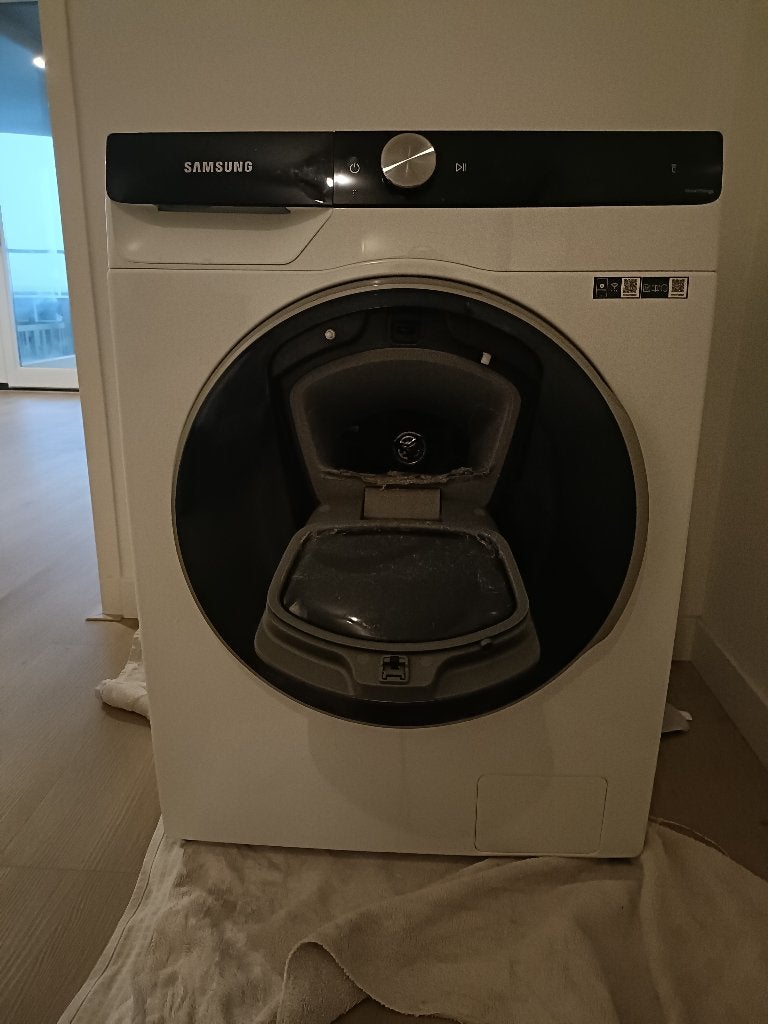 Samsung Wasmachine - Zo goed als nieuw, Ophalen, 1200 tot 1600 toeren, Energieklasse A of zuiniger, 8 tot 10 kg