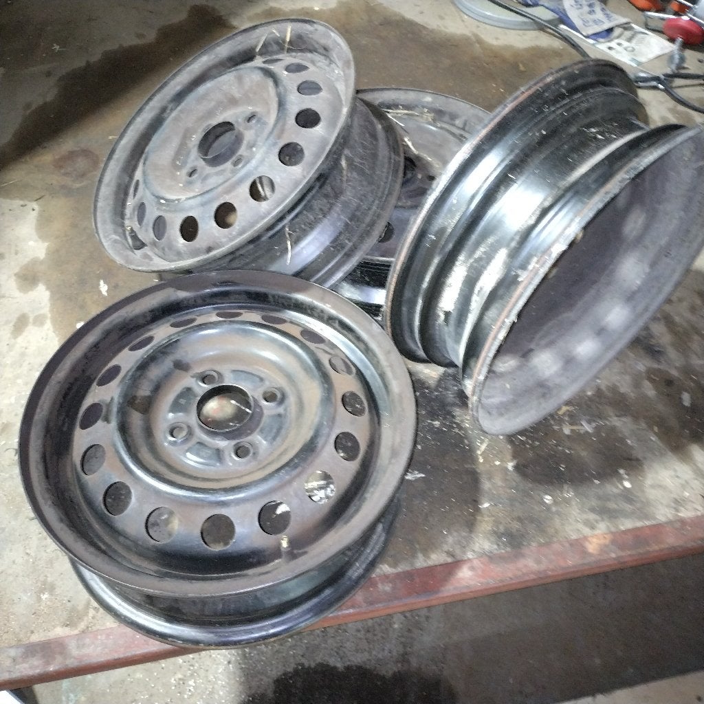 mitsubishi colt velgen  14 X 4.5, Ophalen, 14 inch, Overige, Gebruikt