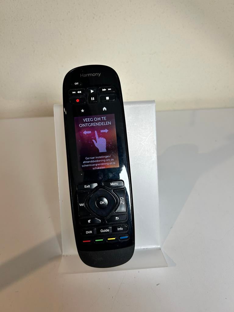 Logitech Harmony Touch afstandsbediening, Audio, Tv en Foto, Afstandsbedieningen, Ophalen of Verzenden, Gebruikt, Universeel, Met display