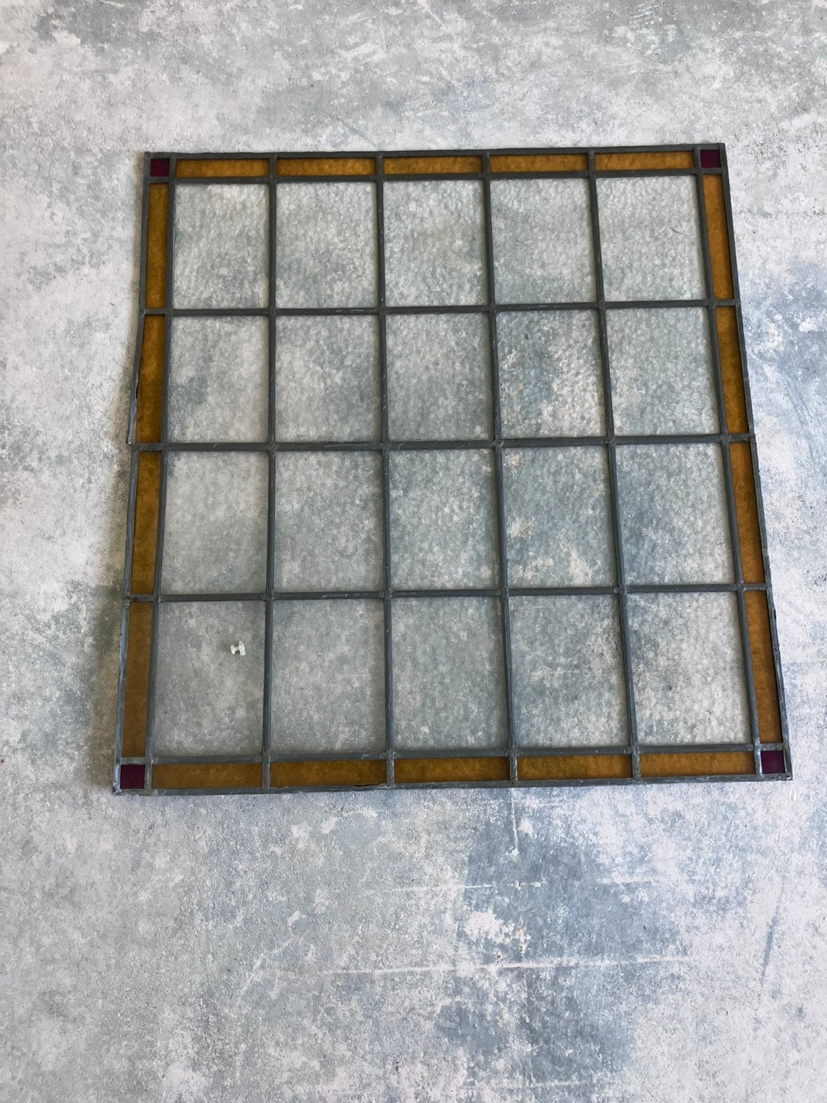 4 prachtige glas in lood ramen, Doe-het-zelf en Verbouw, Glas en Ramen, Ophalen, Zo goed als nieuw, Glas in lood, Minder dan 80 cm