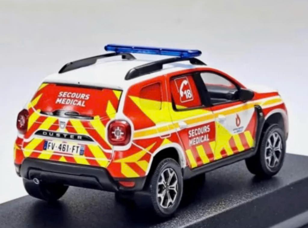 Dacia Duster 2020 Pompiers Medical 1:43 NOREV Ref. 509050, Verzenden, Nieuw, Auto, Norev