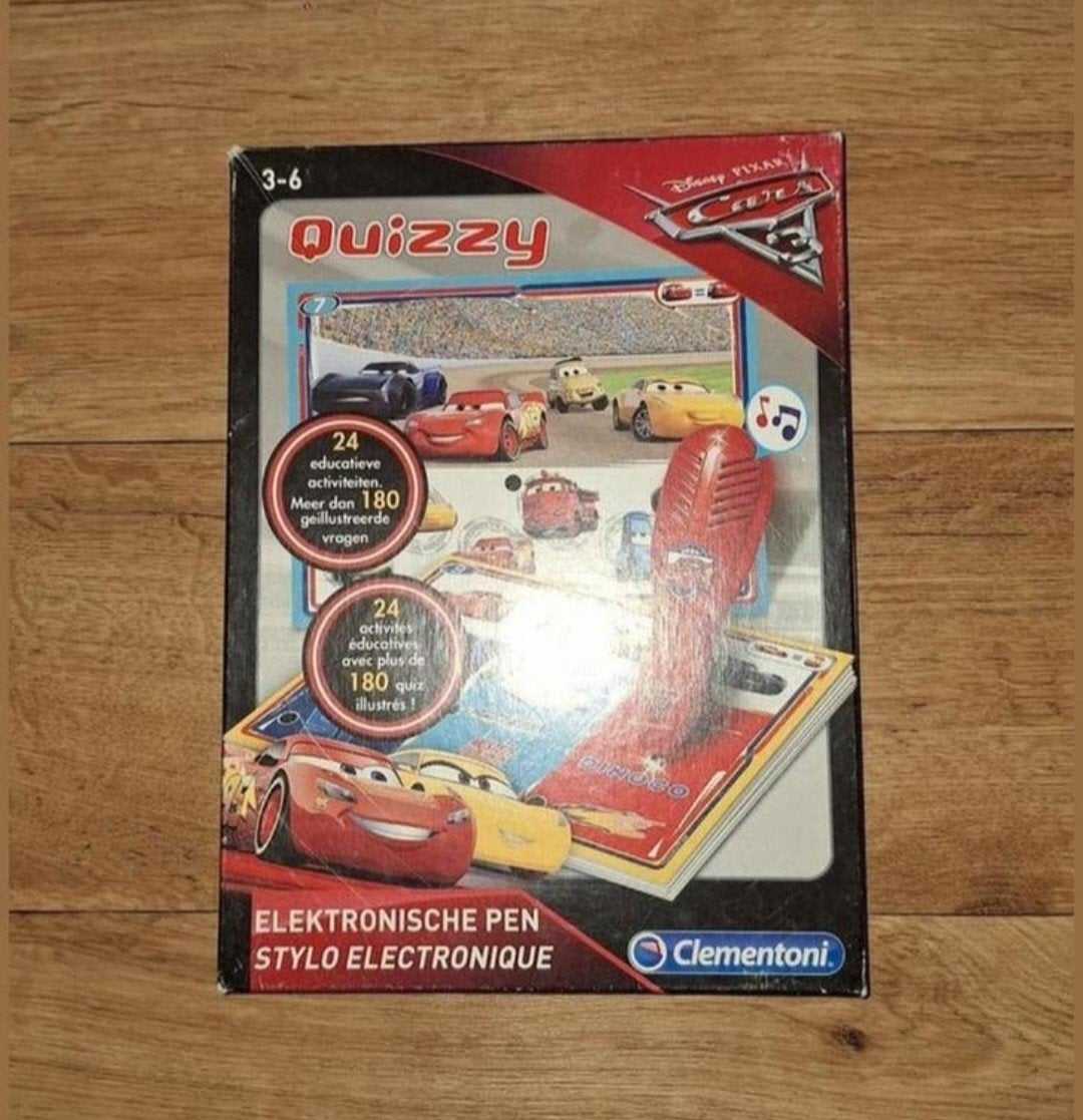 Clementoni Quizzy Disney Cars Elektronische Pen, Kinderen en Baby's, Speelgoed | Educatief en Creatief, Ophalen of Verzenden, Zo goed als nieuw