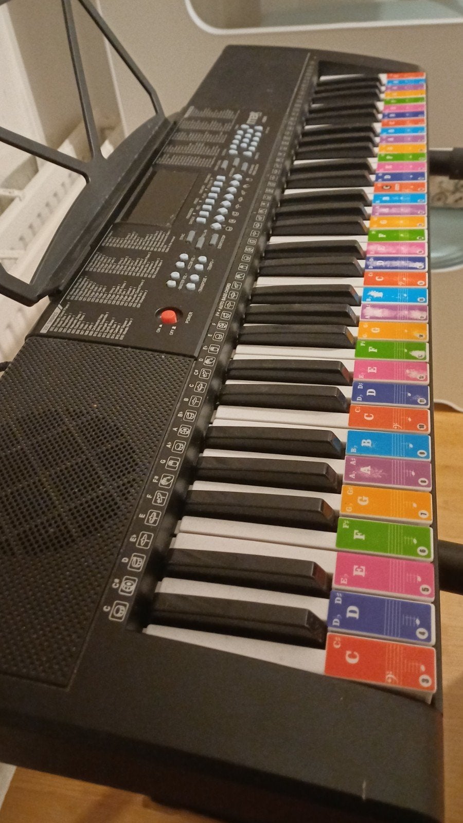 Max KB4 Keyboard met standaard en microfoon, Met standaard, Ophalen, Overige merken, 61 toetsen
