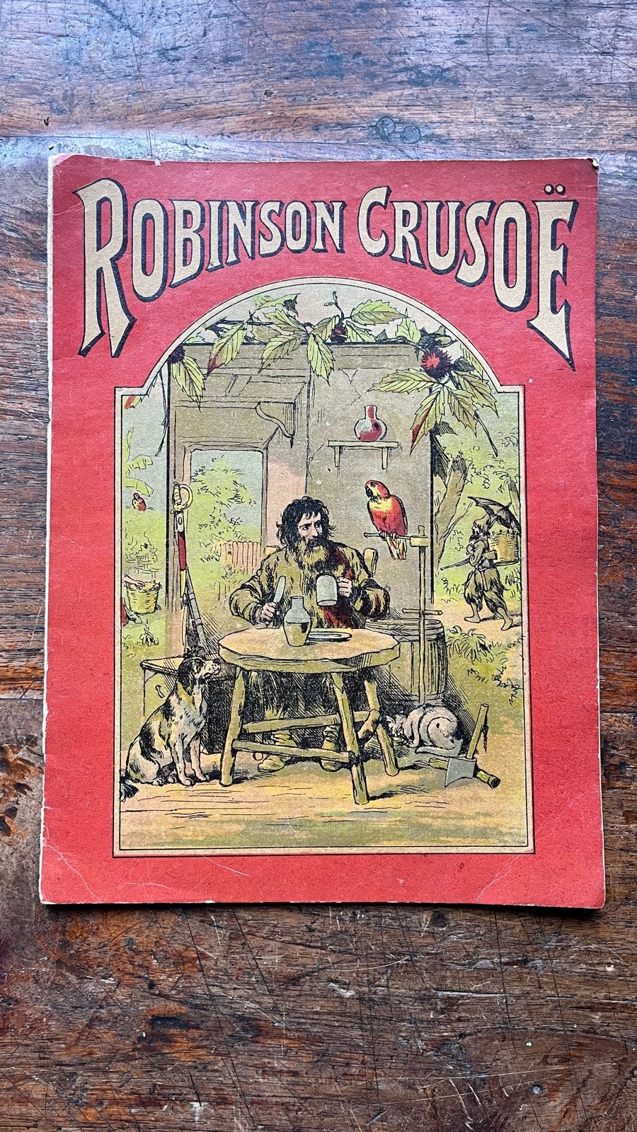 Antieke Robinson Crusoe uitgave (ca. 1880-1899), Ophalen of Verzenden