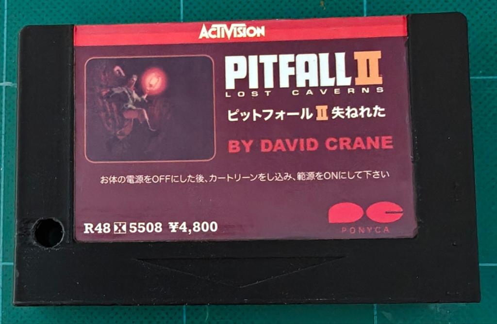 MSX Pitfall 2  The lost caverns - Activision, Avontuur en Actie, 1 speler, Ophalen of Verzenden, Zo goed als nieuw