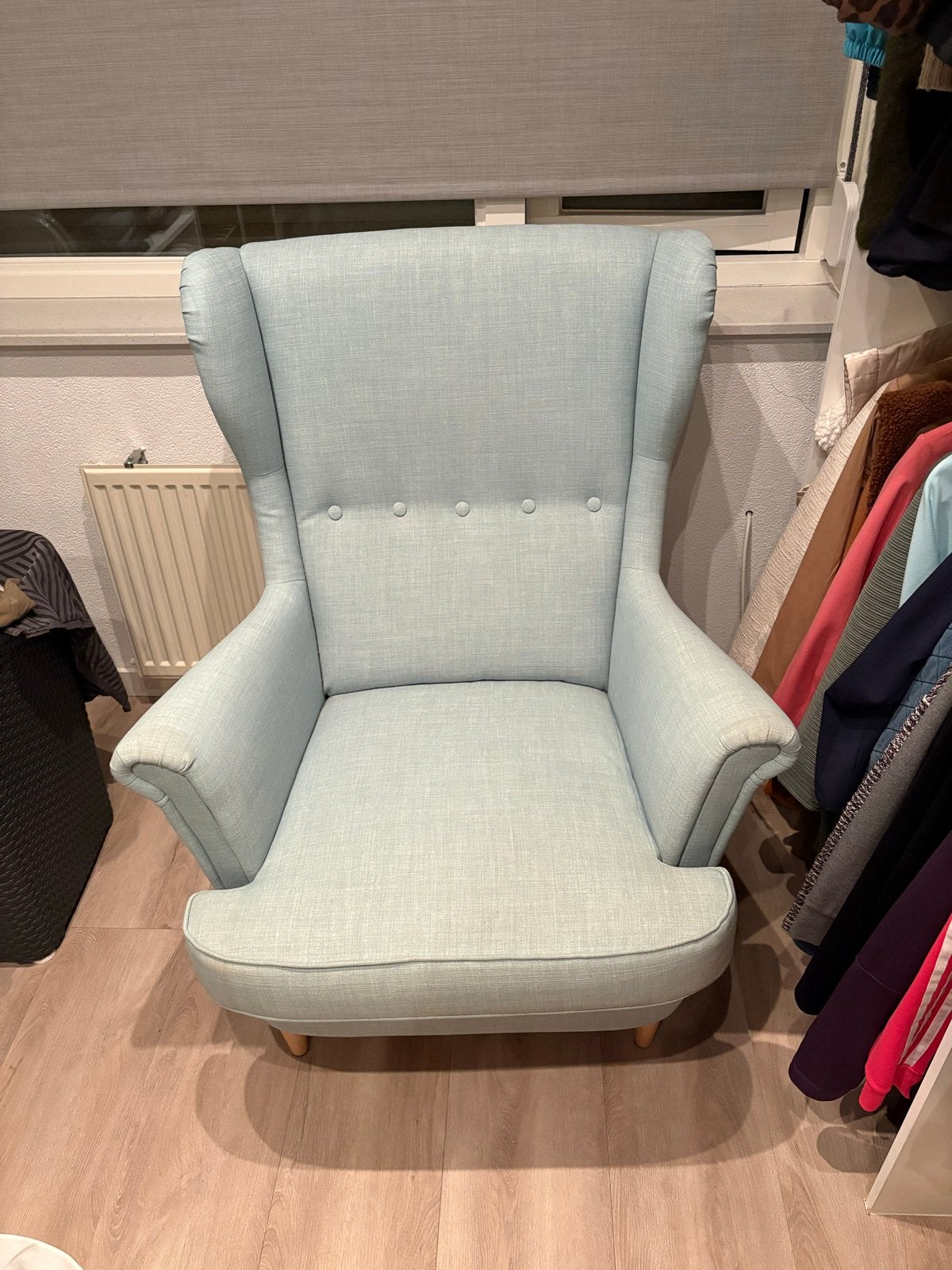 Ikea strandmon, Ophalen, Gebruikt, Blauw, Eén