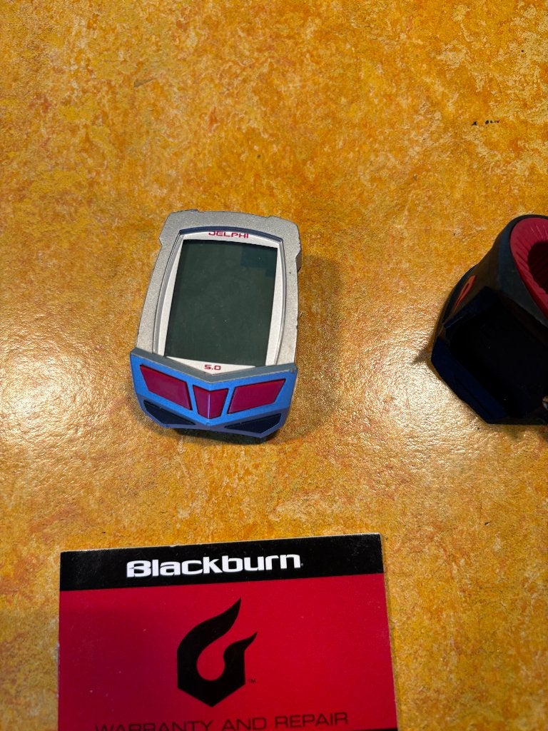 Blackburn Delphi 5.0 Fietscomputer, Ophalen