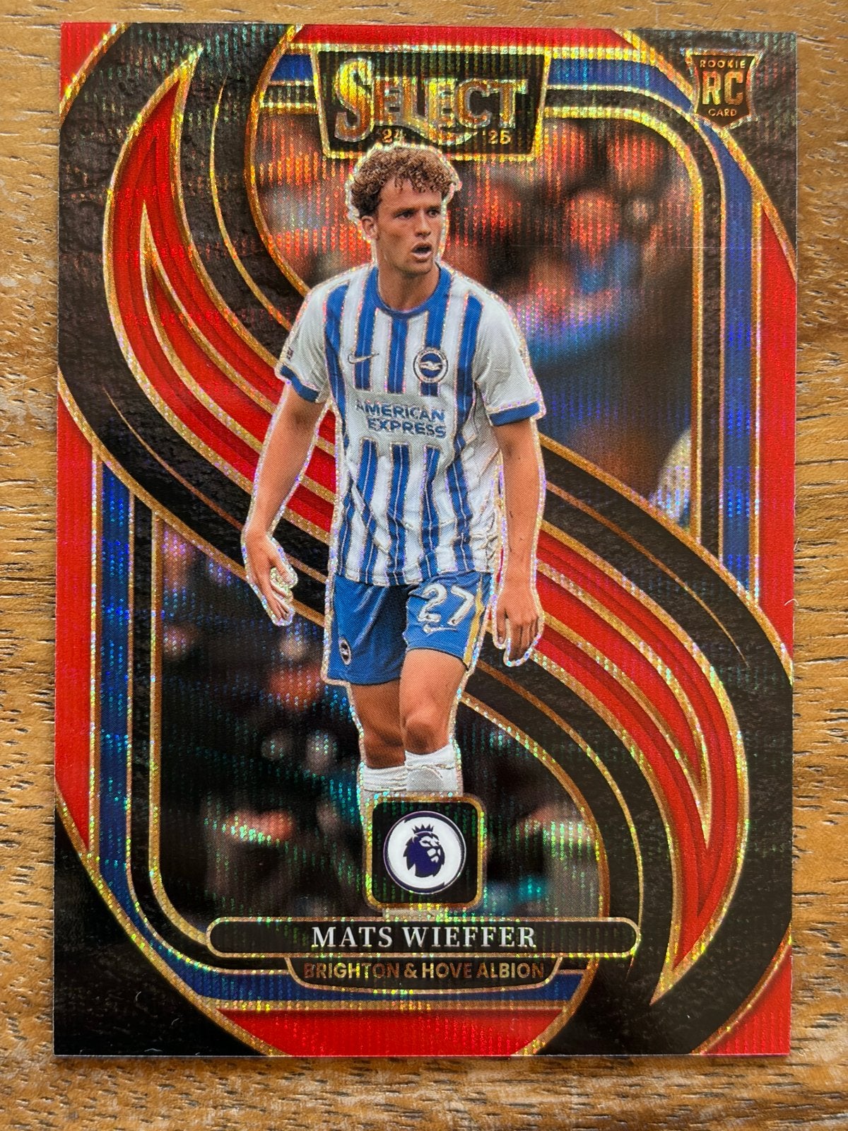 Mats Wieffer Brighton & Hove Albion Rookie Kaart 69/88, Ophalen of Verzenden, Zo goed als nieuw, Buitenlandse clubs, Spelerskaart