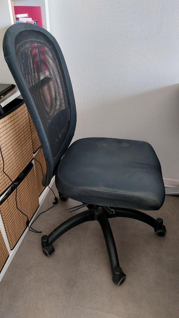 Ikea bureaustoel, Ophalen, Gebruikt, Zwart