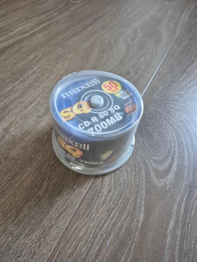 Maxell 50-pack cd's, Ophalen of Verzenden, Nieuw, Cd