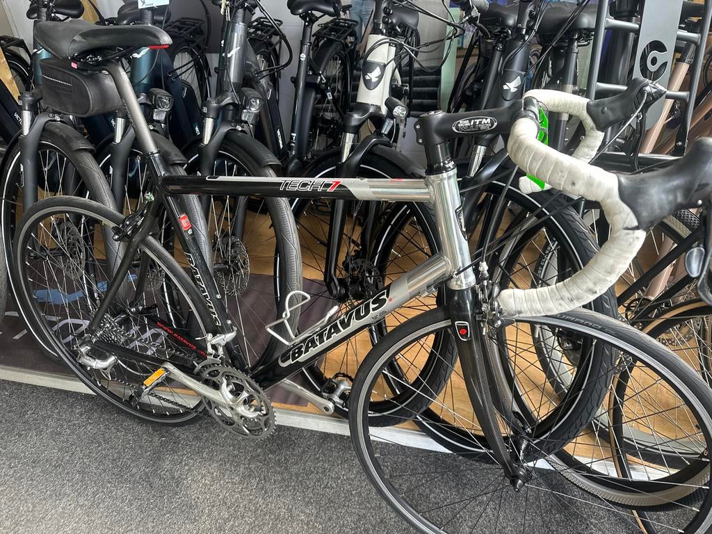 Batavus Tech 7 Racefiets - Carbon Voorvork/Achterbrug, 28 inch, Gebruikt, Carbon, Batavus