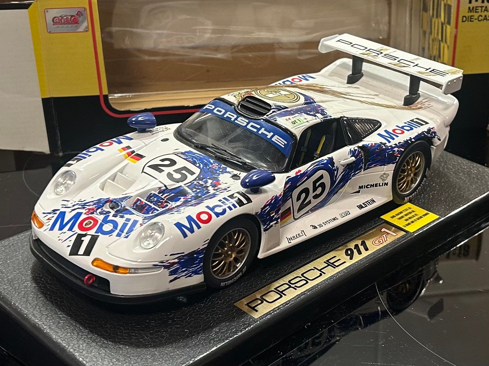 Anson Porsche 911 GT1 Race 1:18 OVP, Verzenden, Zo goed als nieuw, Overige merken