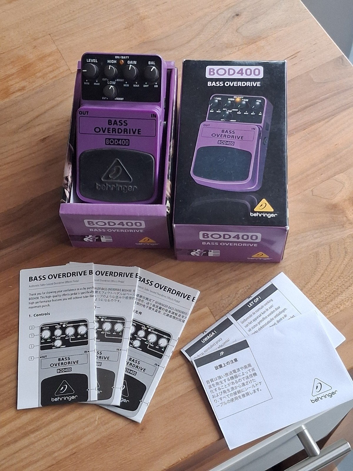 Behringer BOD400 Bass Overdrive Bassdriver Distortion Pedaal, Muziek en Instrumenten, Ophalen of Verzenden, Distortion, Overdrive of Fuzz