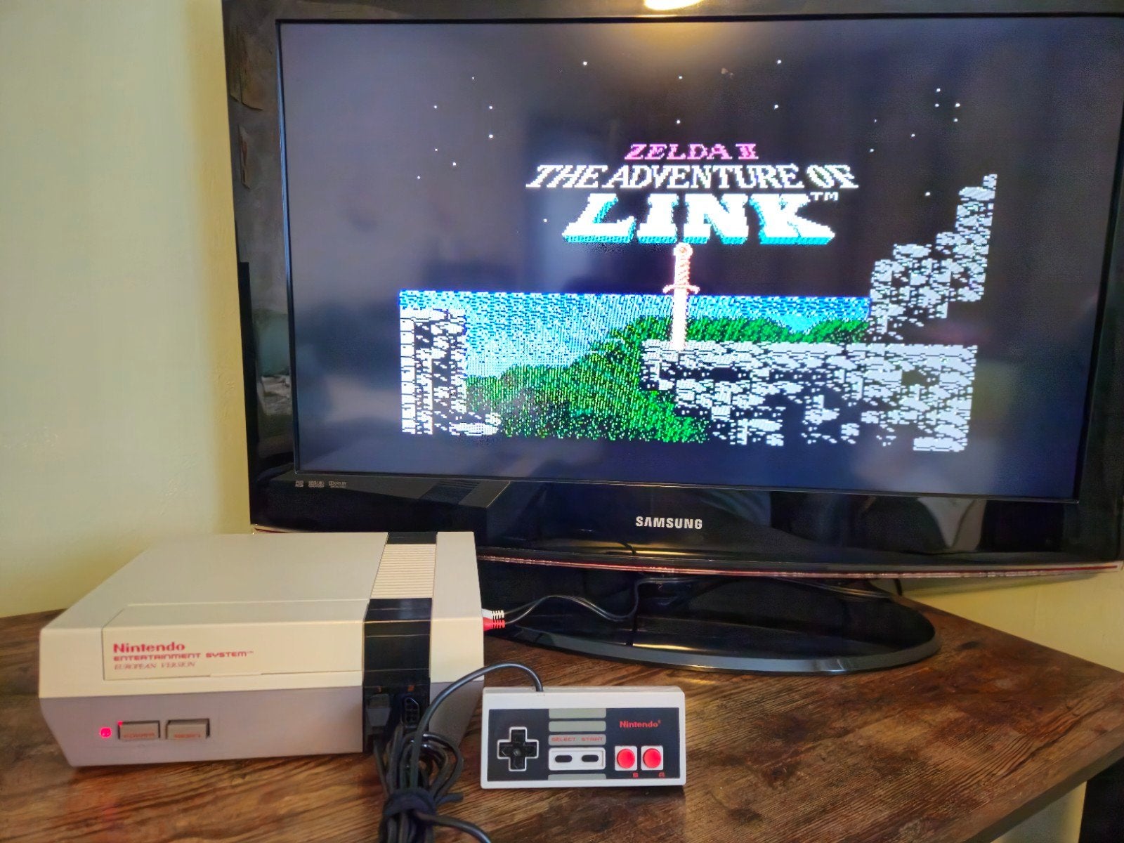 Originele Nintendo NES Console (PAL/European Version)!, Ophalen of Verzenden, Gebruikt, Met 1 controller