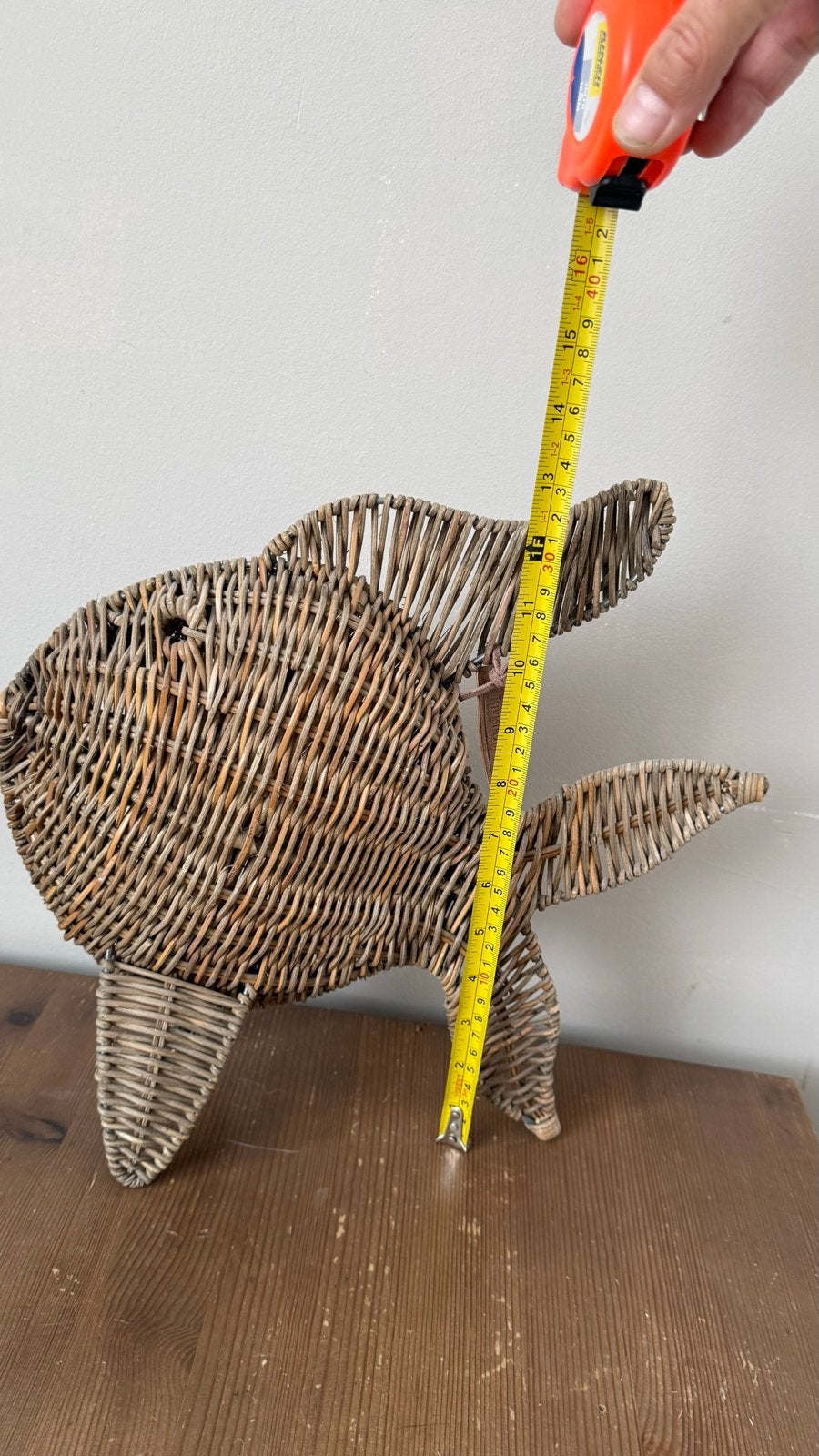 Rivièra Maison rotan vis decoratie, Ophalen of Verzenden, Natuurlijk materiaal, Bruin, Landelijk