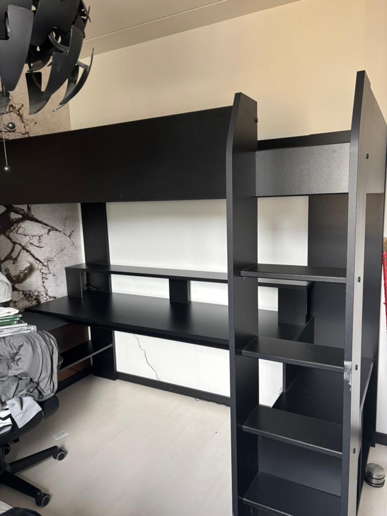 Gratis! Hoogslaper 1 persoons. Zelf demonteren., Ophalen, Eenpersoons, Zo goed als nieuw, 90 cm