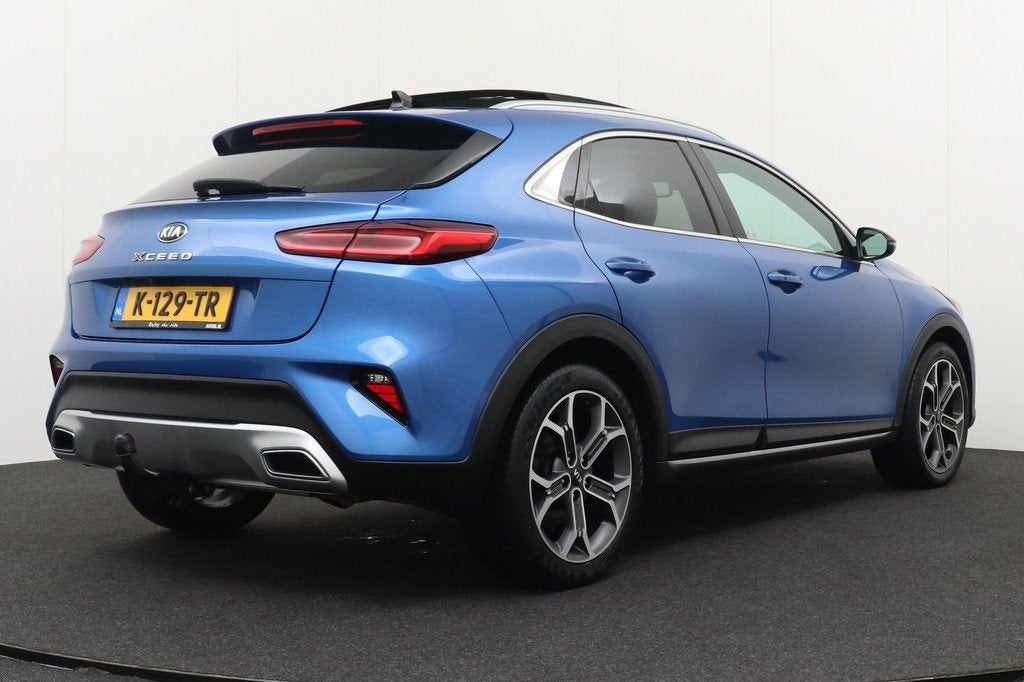 Kia Xceed 120 PK T-GDi Fashion Sport Pano-dak Leder Trekhaak, Auto's, Kia, Voorwielaandrijving, XCeed, Gebruikt, Blauw