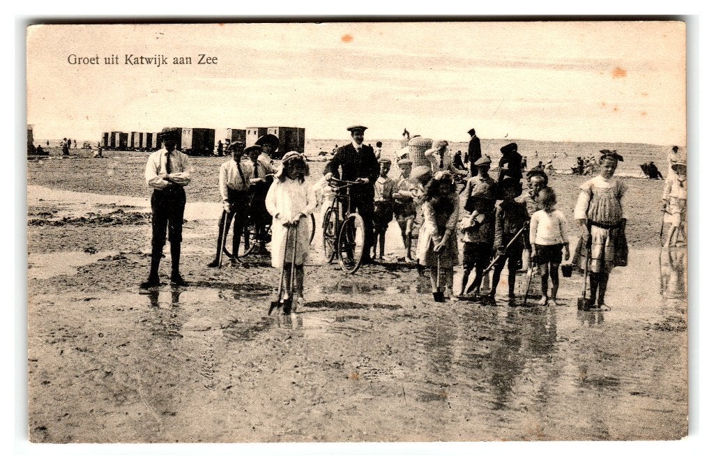 Katwijk aan Zee, Groet uit Katwijk aan Zee, Verzenden, Voor 1920, Gelopen, Zuid-Holland