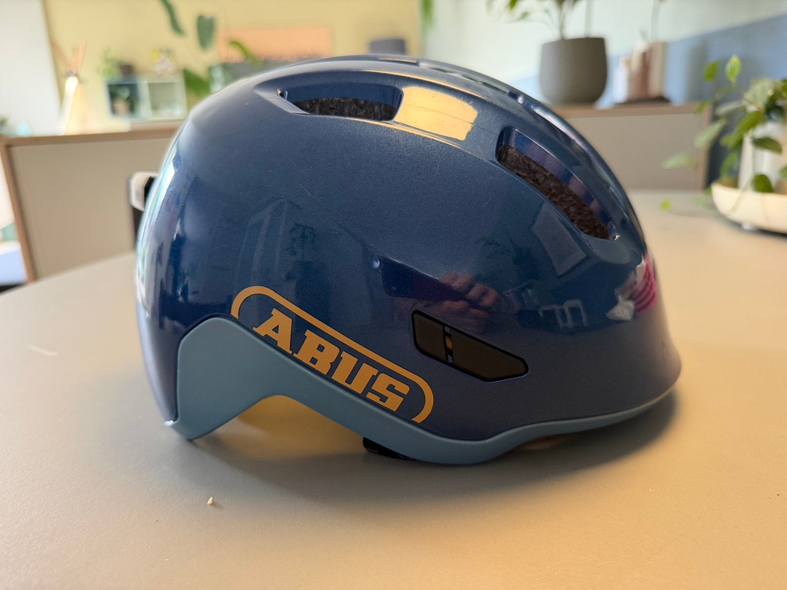 Abus kinder fietshelm 3.0 voor hoofdomtrek 50-55 cm, Fietsen en Brommers, Ophalen of Verzenden, Zo goed als nieuw, Overige maten