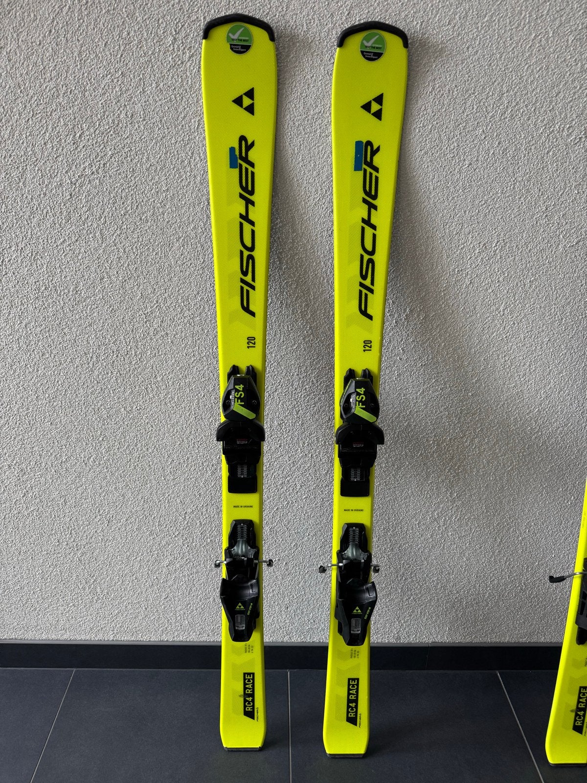 Fischer RC4 Race Ski's 120 cm - Zo goed als nieuw, Fischer, 100 tot 140 cm, Ophalen of Verzenden, Zo goed als nieuw
