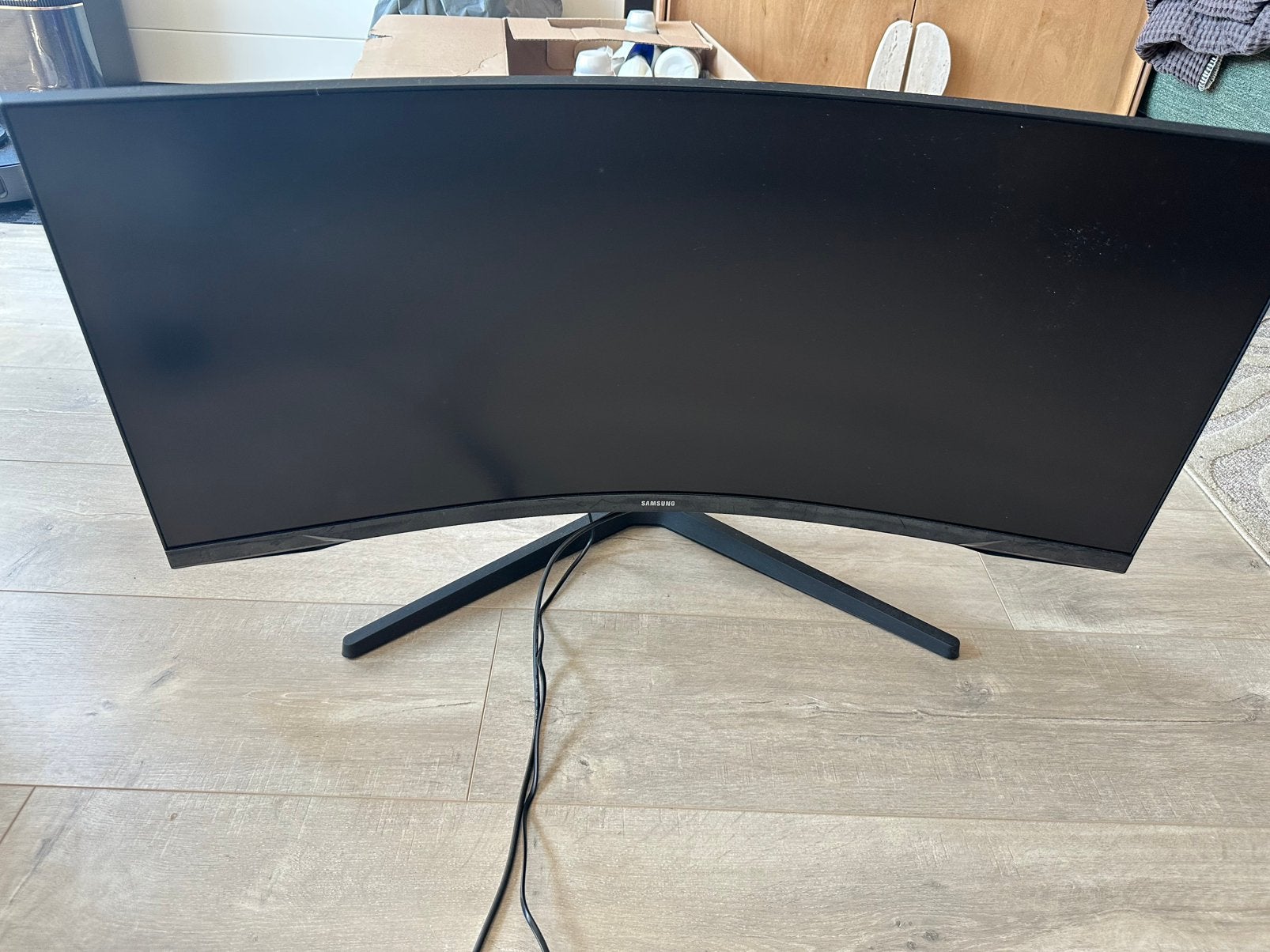 Samsung Odyssey G5 QHD Ultrawide Curved Monitor 165Hz 34 Inc, Ophalen, Curved, VA, Zo goed als nieuw