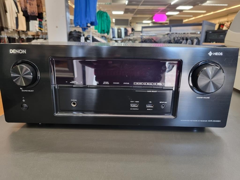 Denon AVR-X3400H 4K AV-receiver met HEOS, Audio, Tv en Foto, Versterkers en Receivers, Marantz, Ophalen of Verzenden, Zo goed als nieuw