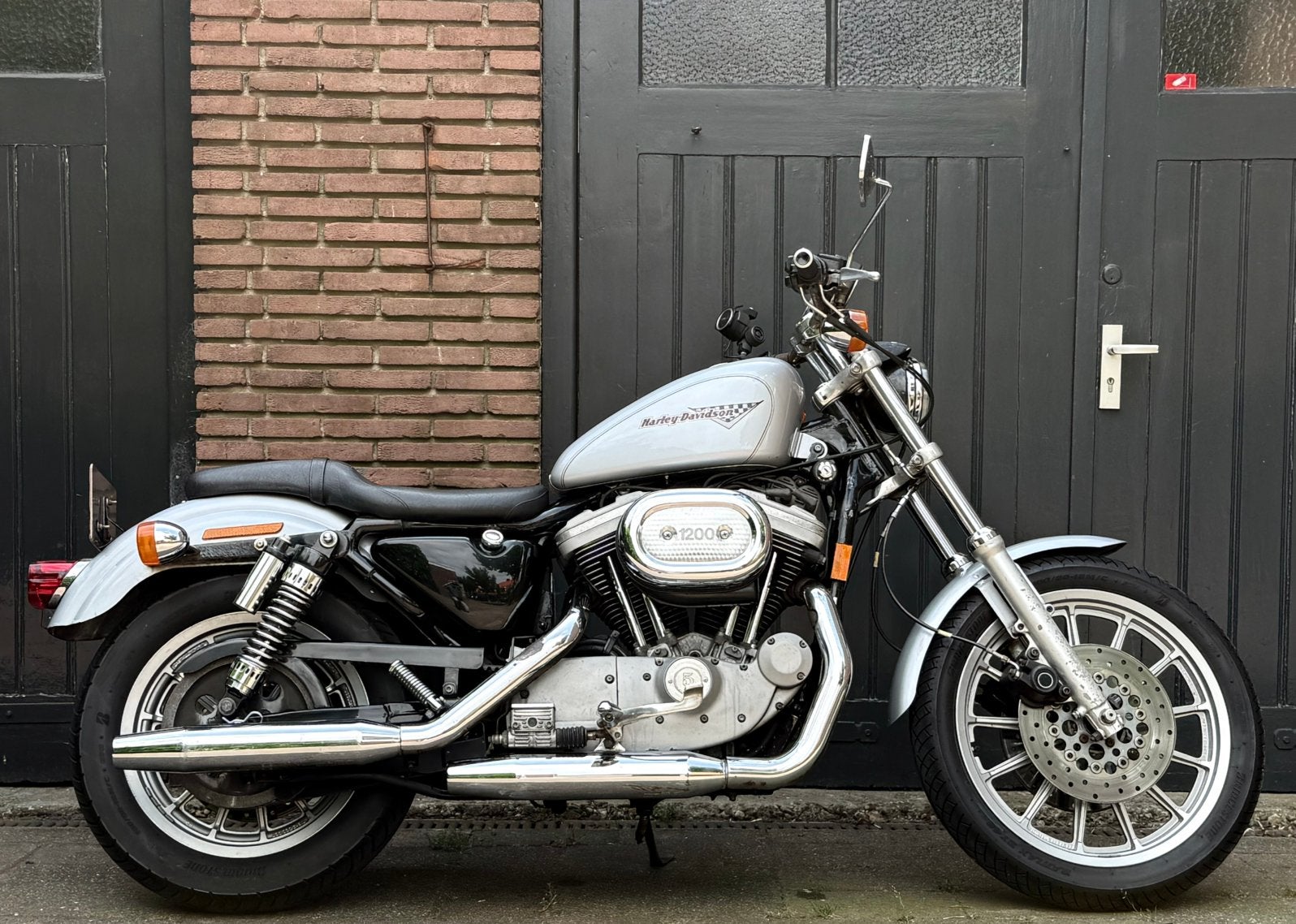 XLH 1200 S Sporster uit 1999. Zilvergrijs., 2 cilinders, Gebruikt, Particulier, Meer dan 35 kW