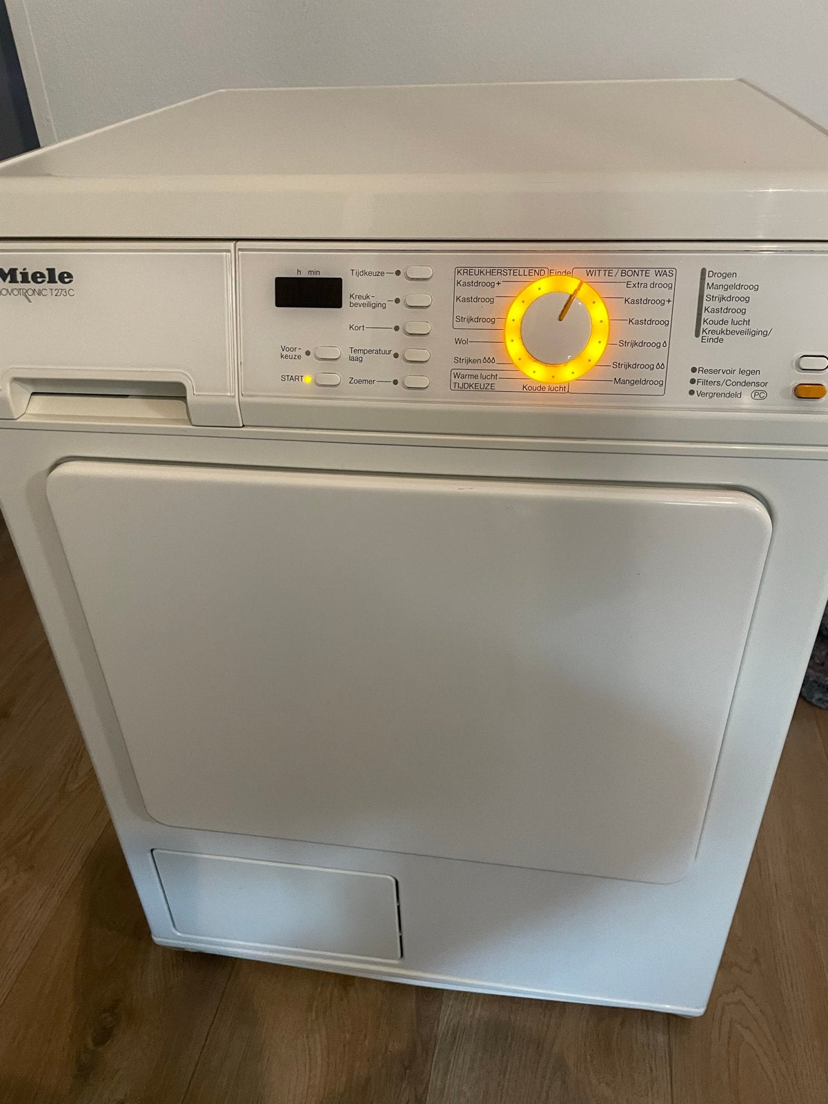 Miele Novotronic T273C Condensdroger - Goede staat, Ophalen, 6 tot 8 kg, Gebruikt, Voorlader