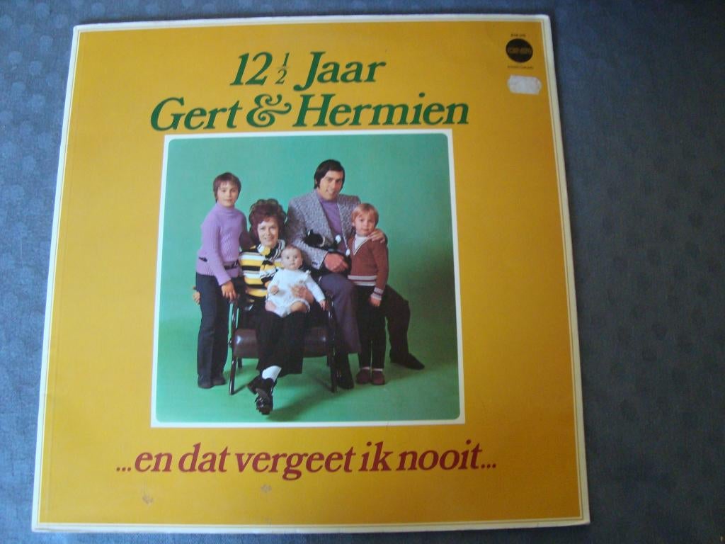 12 1/2 jaar gert &; hermien ...En dat vergeet ik nooit, Ophalen of Verzenden, Zo goed als nieuw, 12 inch, Levenslied of Smartlap
