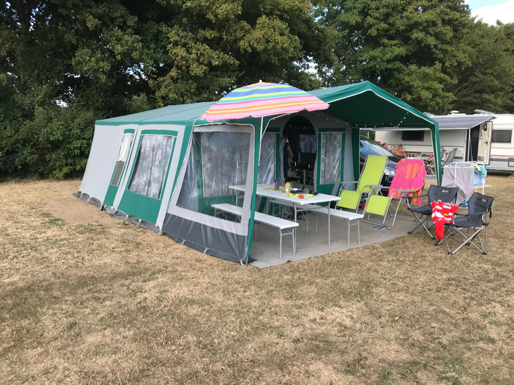 Roadmaster Family vouwwagen met keuken en 6-8 slaapplaatsen, Ophalen, Meer dan 6, Aanwezig