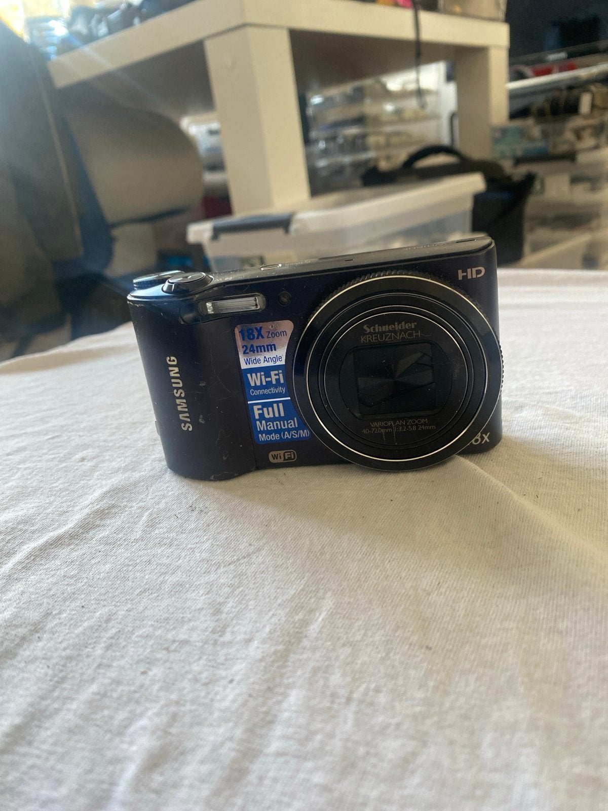 Samsung WB150F Compactcamera met 18x Zoom en Wi-Fi, Audio, Tv en Foto, Gebruikt, Ophalen of Verzenden, Compactcamera, 8 keer of meer