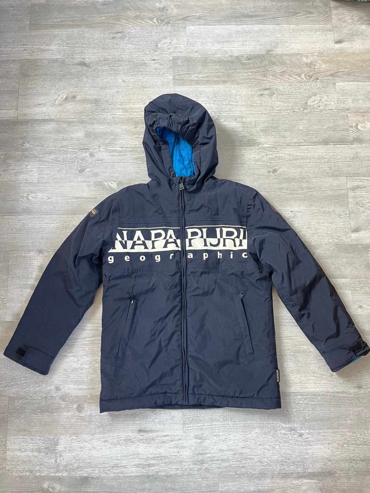 Napapijri winterjas maat 140, Ophalen of Verzenden, Gebruikt, Jongen of Meisje, Jas