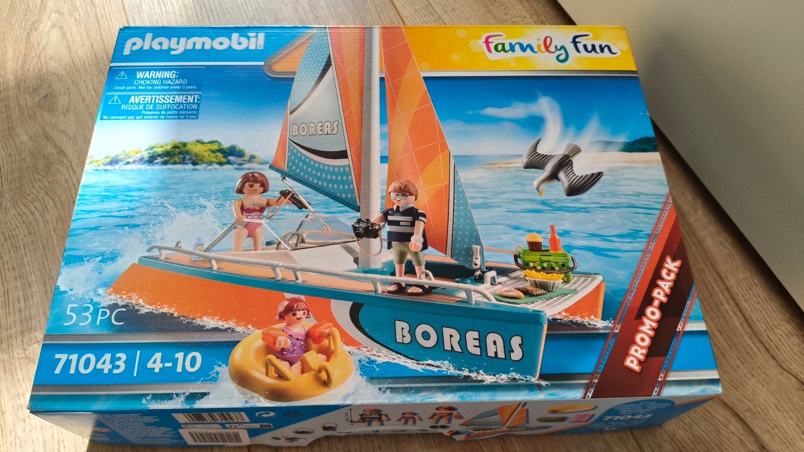 Playmobil 71043 Zeilboot met doos en boekje, Gebruikt, Complete set, Boot/Schip, Family fun