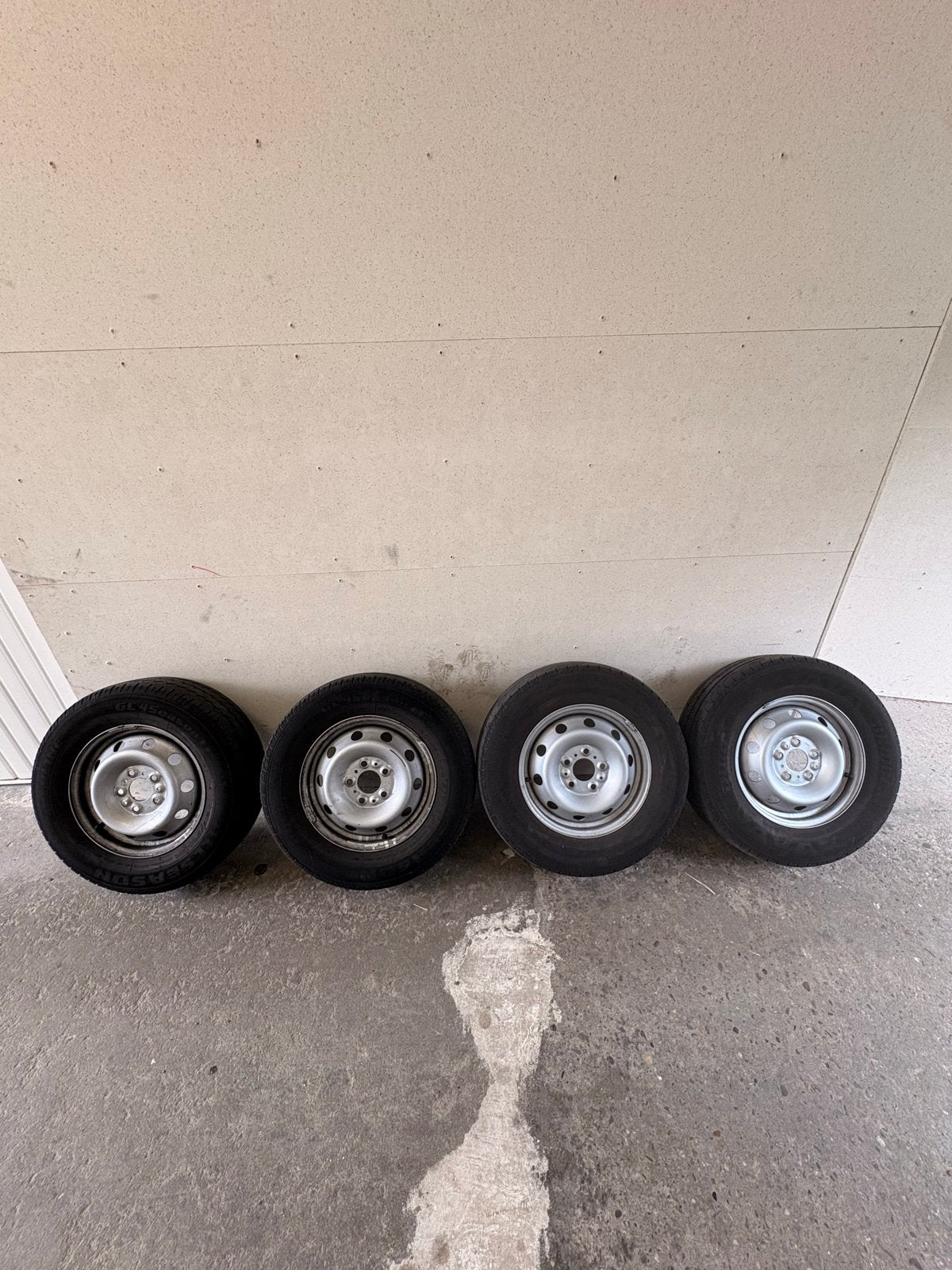 Vier All Season 15 inch 5x118, Auto-onderdelen, Banden en Velgen, Ophalen, Gebruikt, All Season, Band(en)