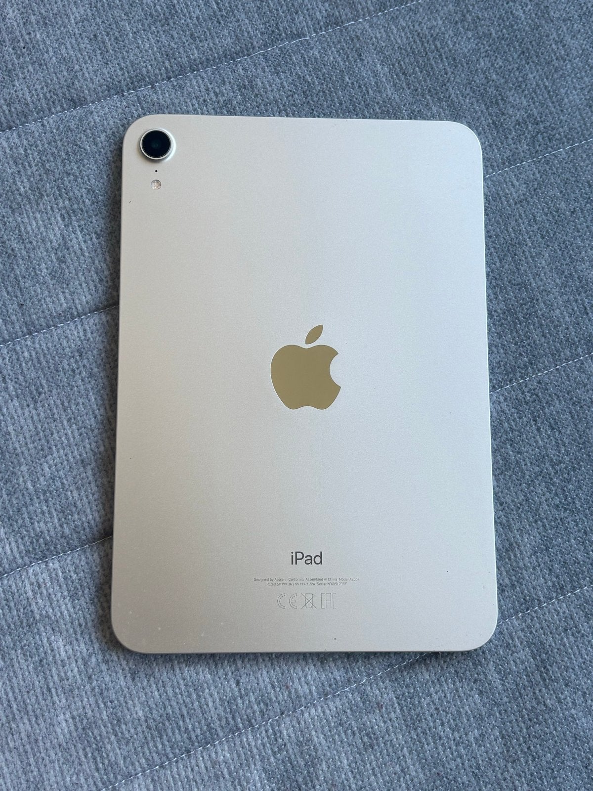 Foto 2 van iPad mini 6 (64 GB) - Champagne - Zo goed als nieuw
