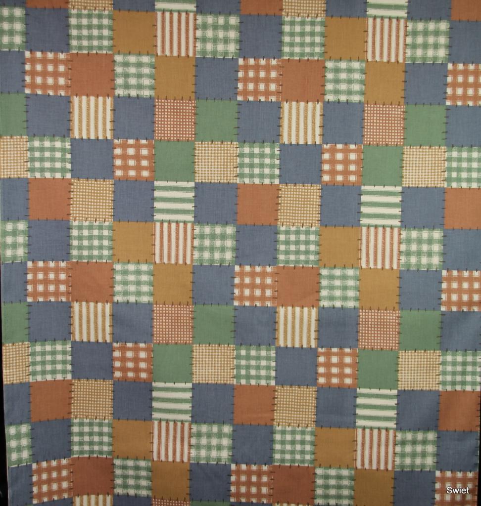 11009 Originele vintage retro stof stoffen gordijnstof Swiet, Overige kleuren, 120 cm of meer, Ophalen of Verzenden, Katoen