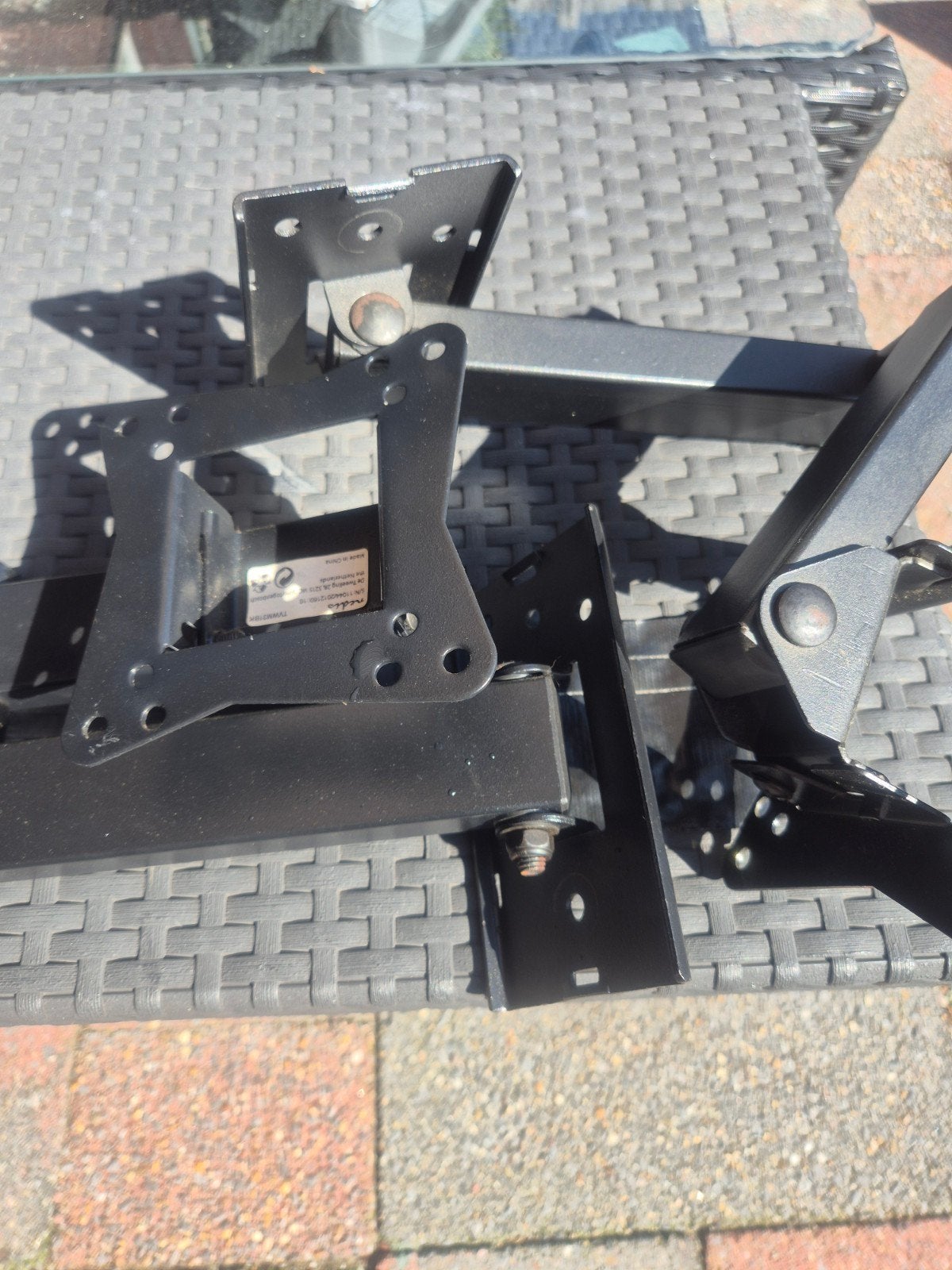 2x Nedis TVWM31BK TV-Monitor Muurbeugel, Ophalen, Gebruikt