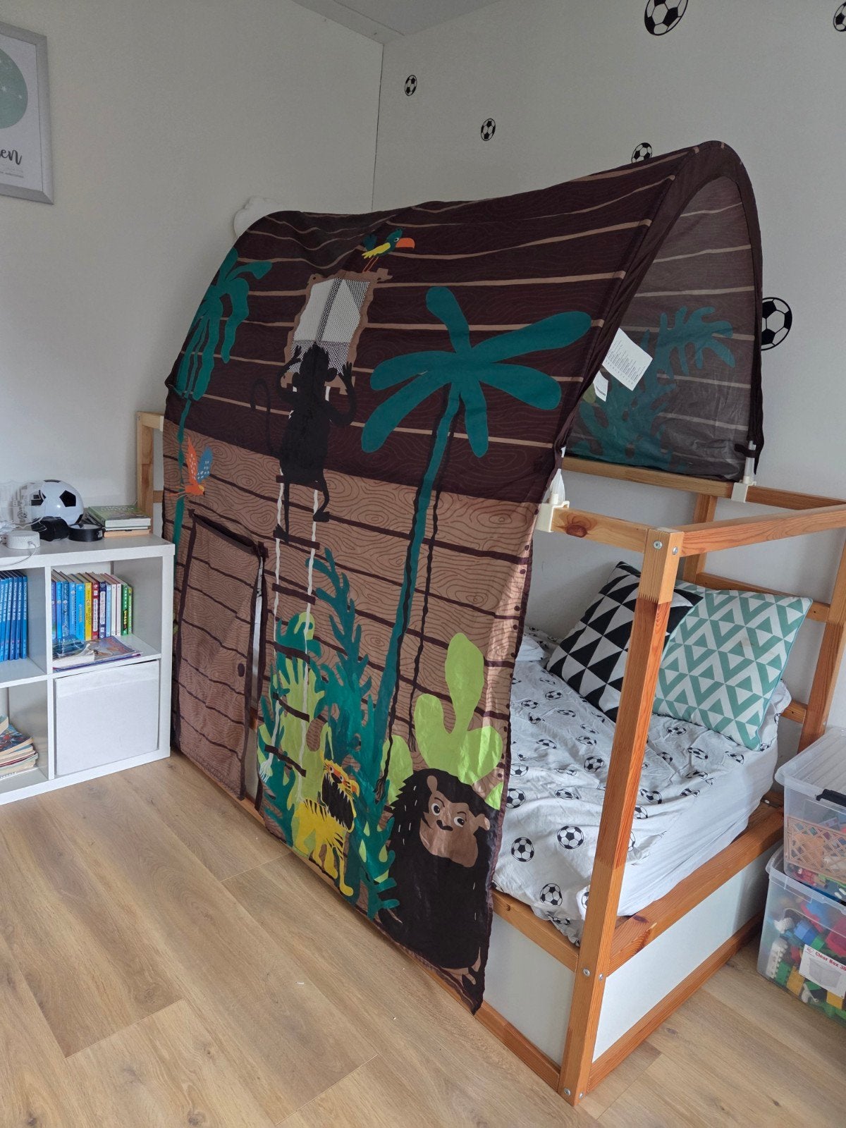 Kura bedtent jungle thema, Kinderen en Baby's, Kinderkamer | Bedden, Ophalen of Verzenden, Gebruikt, 160 tot 180 cm, 85 tot 100 cm