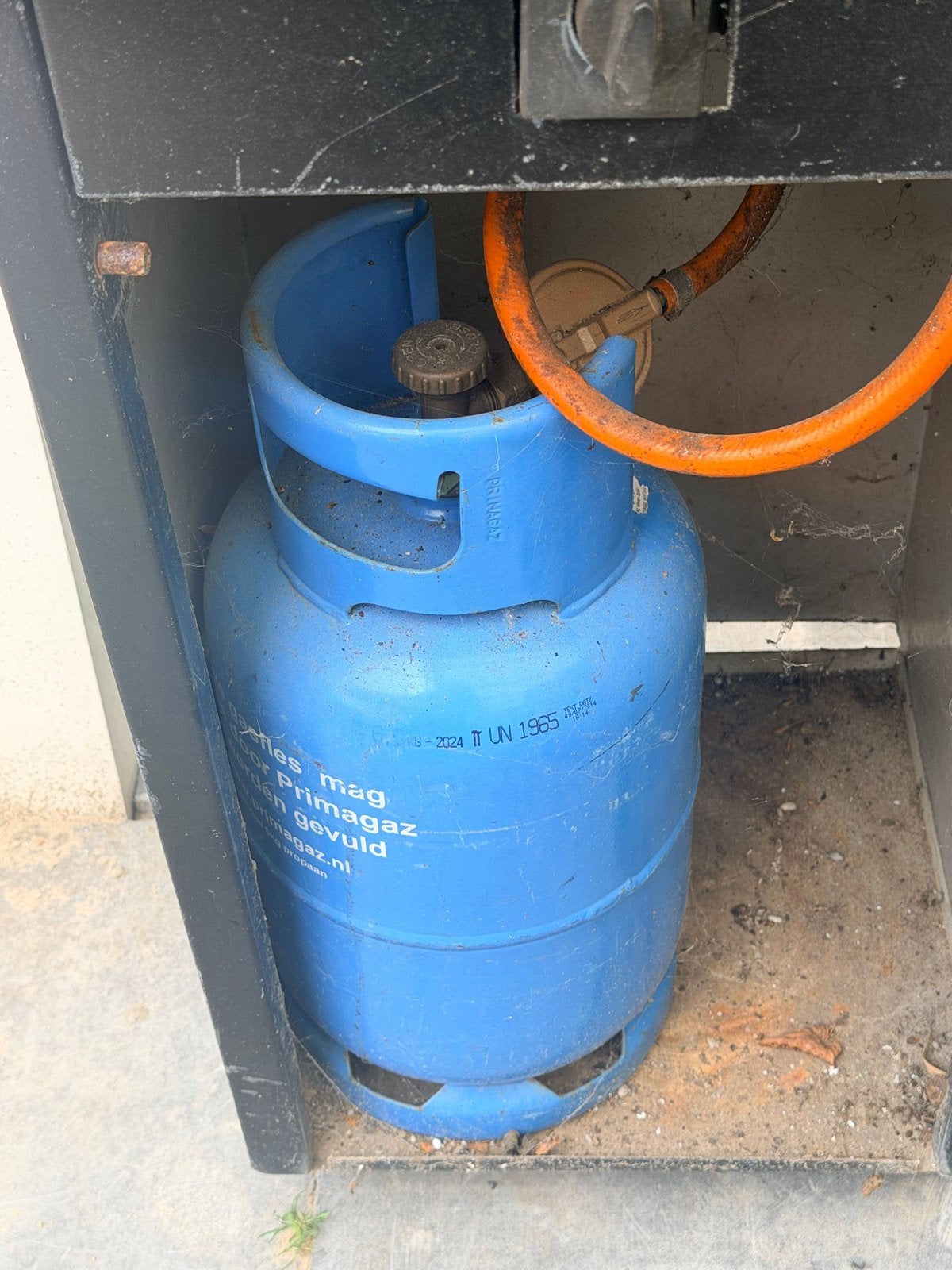 Primagaz gasfles 5 kg propaan - bijna leeg, Ophalen, Gebruikt