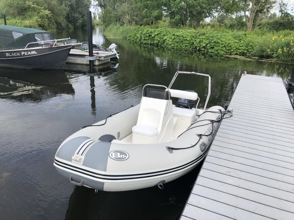 RIB 420 Console met 40pk YAMAHA + trailer en accessoires, Ophalen, Gebruikt, Yamaha, Benzine