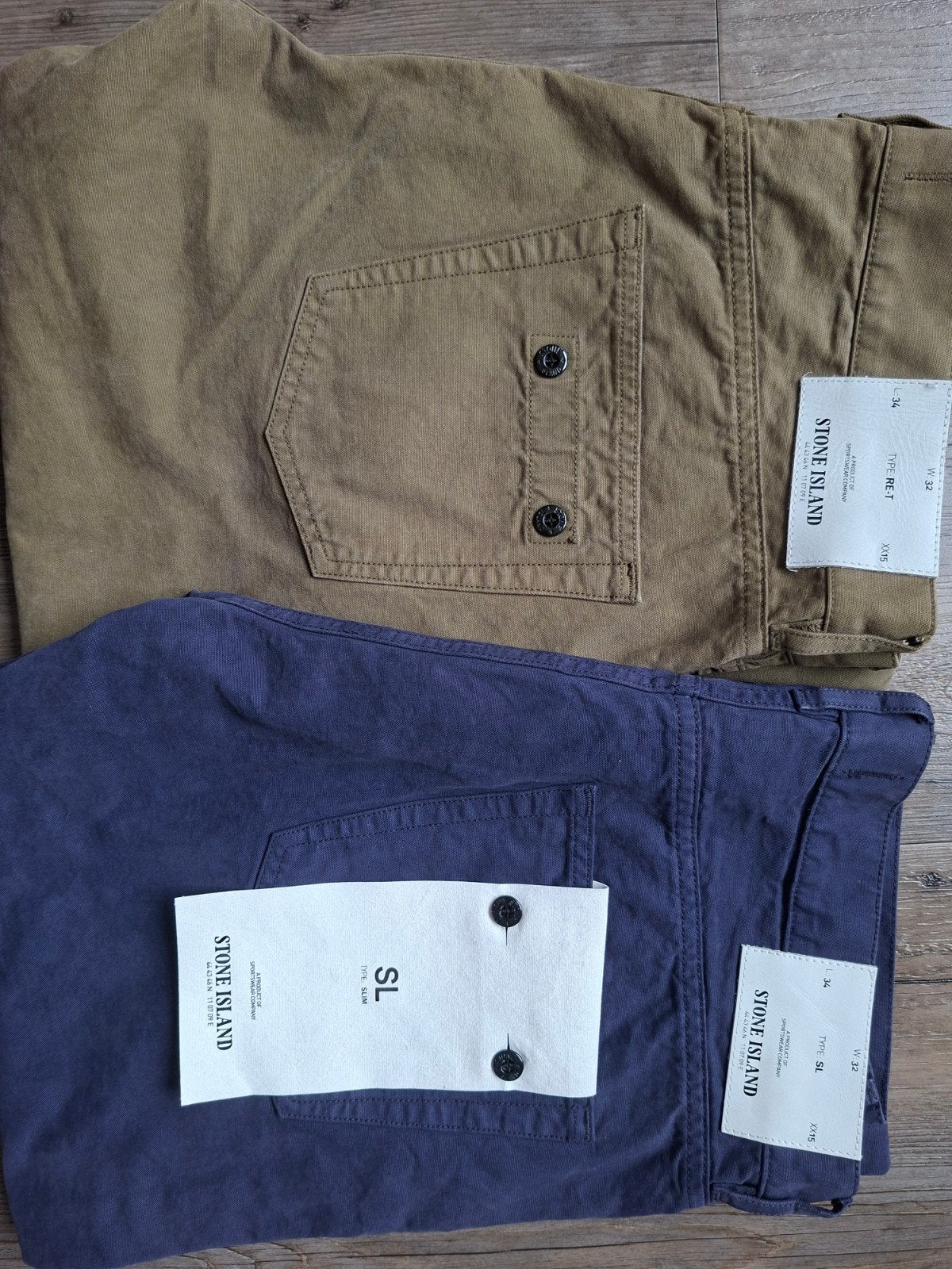 2x ST*NE ISLAND slimfit jeans W32 L34, Ophalen of Verzenden, Nieuw, W32 (confectie 46) of kleiner, Stone Island