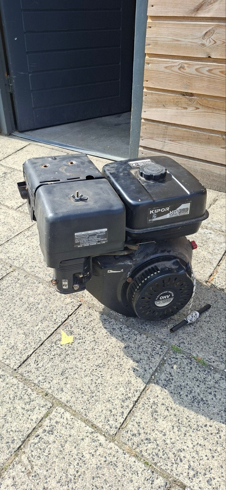 Multifunctioneel motorblok (voor kart), Ophalen