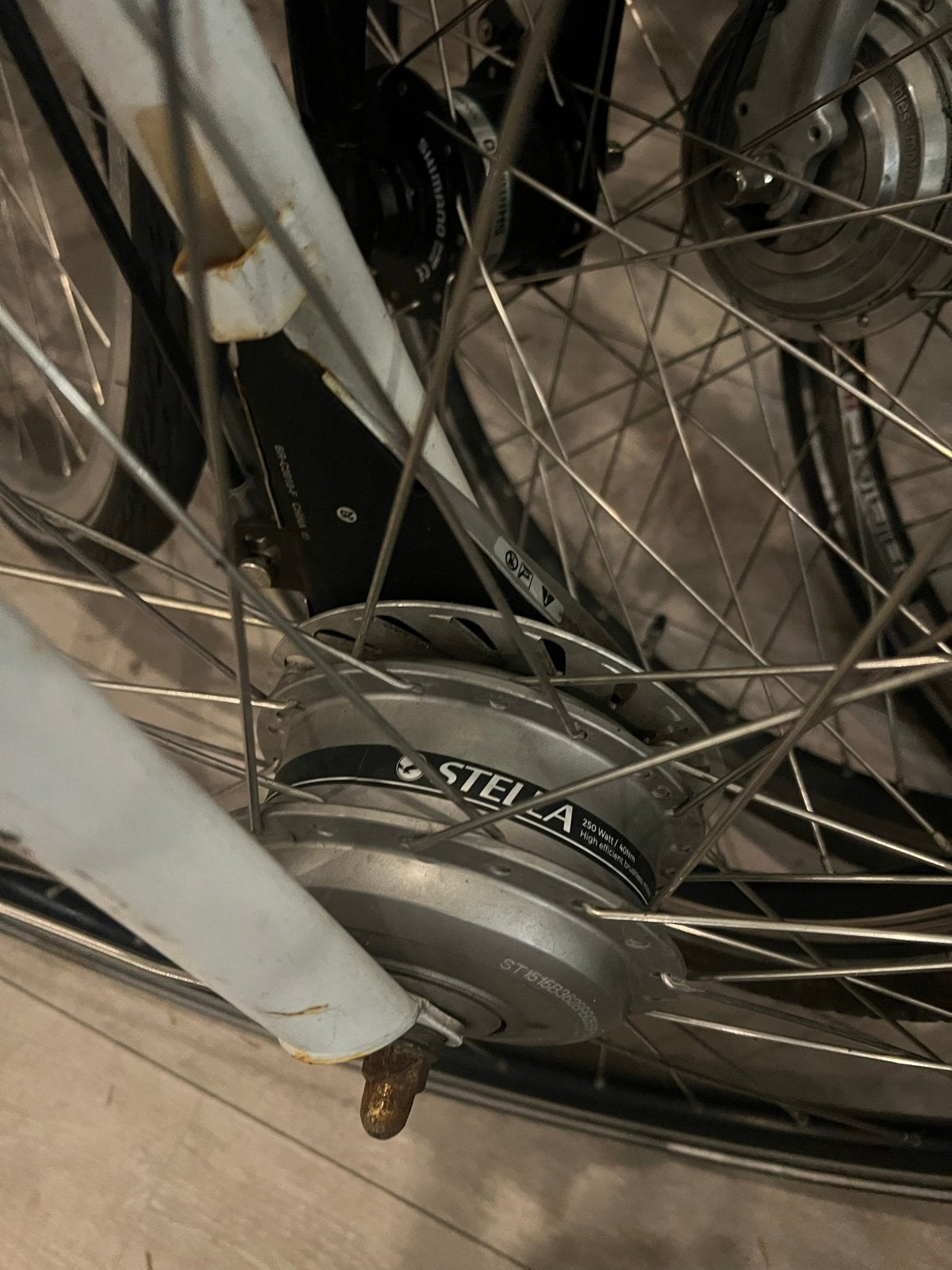 Stella elektrische fiets - voorwielmotor, Fietsen en Brommers, Fietsonderdelen, Ophalen, Gebruikt, Elektrische fiets, Motor