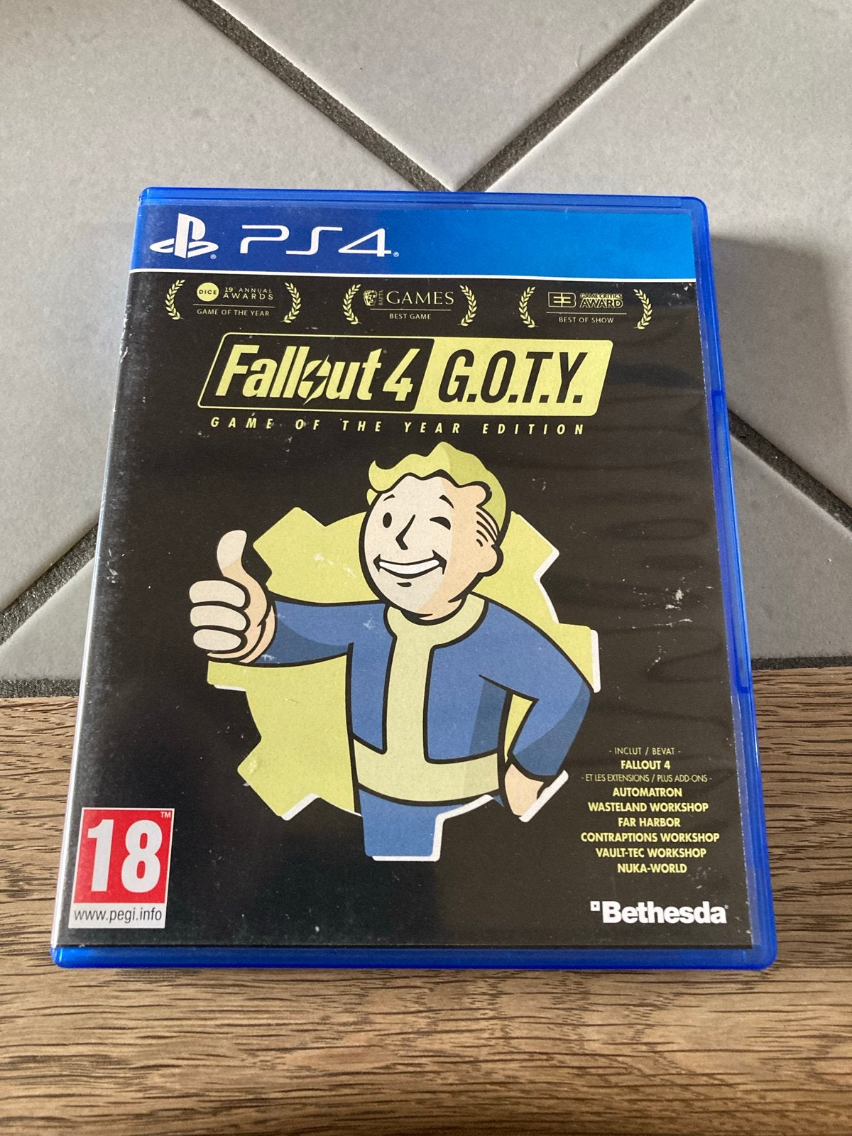 Fallout 4 G.O.T.Y. PS4 - Game of the Year Edition, Vanaf 18 jaar, 1 speler, Ophalen of Verzenden, Zo goed als nieuw