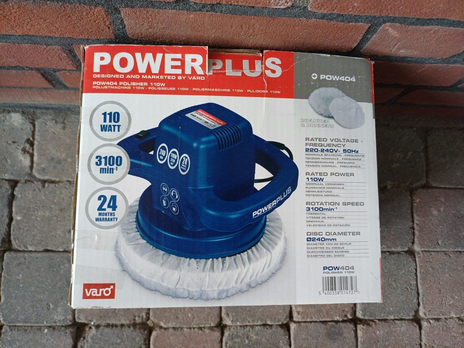 Poetsmachine voor auto / caravan., Ophalen of Verzenden, Zo goed als nieuw