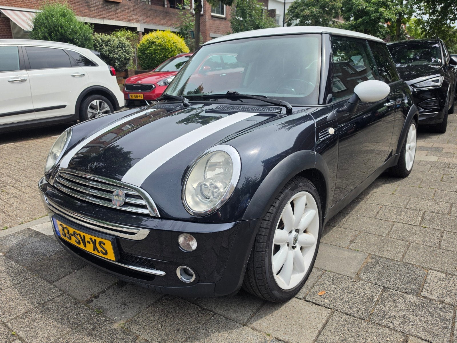 Mini 1.6 16V Cooper - Topstaat! - Zeer goed onderhouden!, Auto's, Mini, Voorwielaandrijving, Zwart, 4 cilinders, 4 stoelen