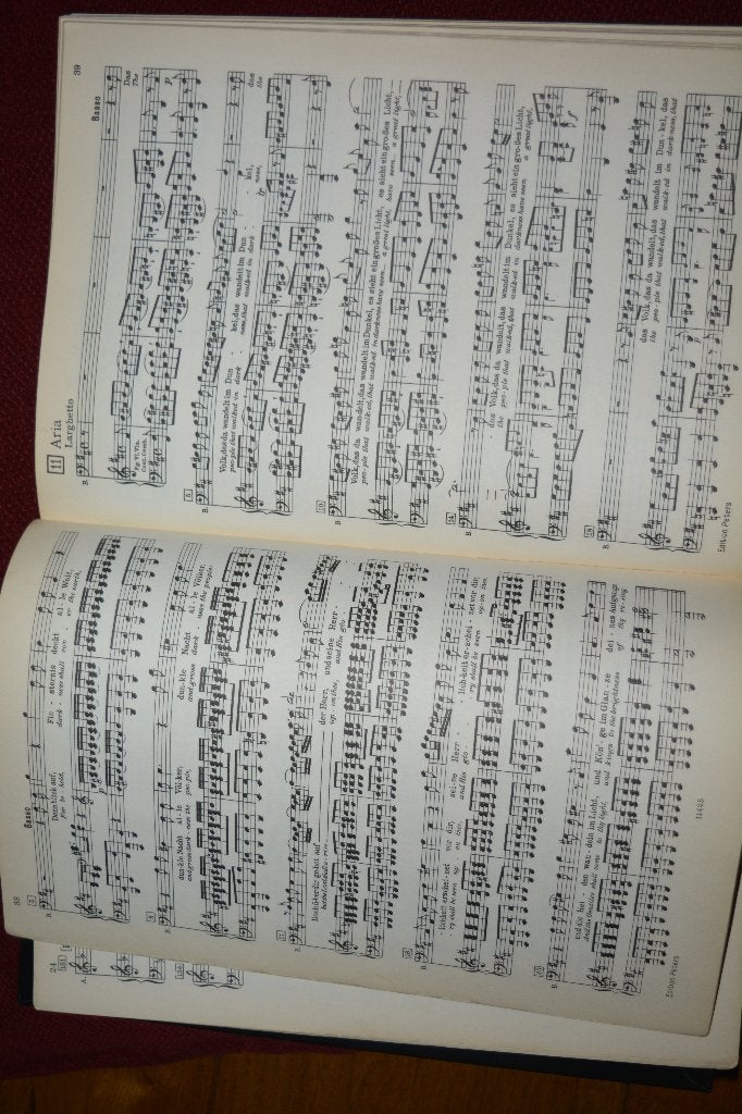Der Messias, klavieruitgave Engels/Duits, Gelezen, Instrument, Handel, Ophalen of Verzenden